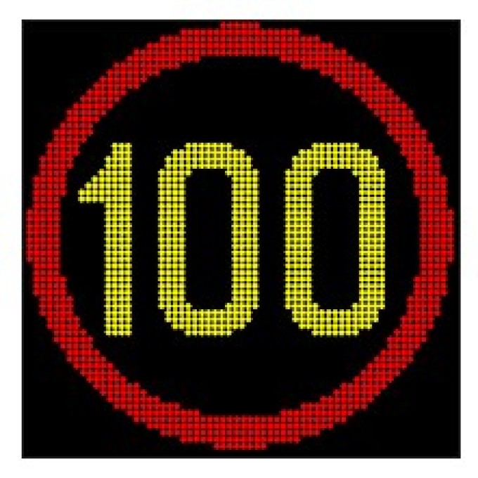 Panou PVM Clasa D 1500x1500 - Matrice LED Mesaje si indicatoare rutiere variabile 